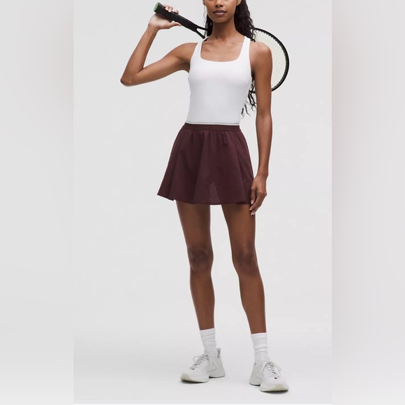lululemon athletica Dresses & Skirts - Lululemon Athletica Perforated Narrow
Waistband Tennis Skirt